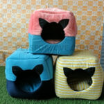 Cozy Cat House Cum Bed With Furr