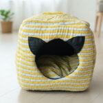 Cozy Cat House Cum Bed With Furr