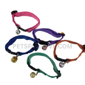 Multi-Color Pack Nylon Cat Bell Collars