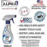 Alpha (Mega Pet) D-Tick Flea and Tick Spray for Pets