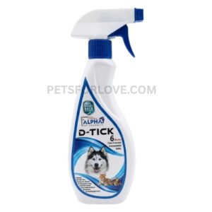 Alpha (Mega Pet) D-Tick Flea and Tick Spray for Pets