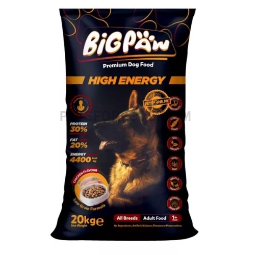 Big Paw High Energy – 20 KG