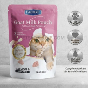 Faenbei Goat Milk Pouch Cat Wet Food (Salmon & Chicken Flavor)
