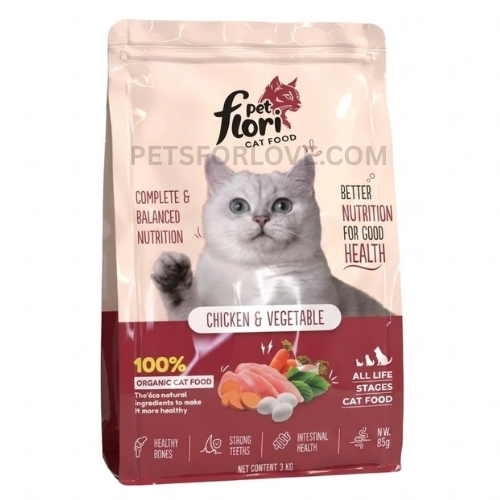 Pet Flori Chicken & Vegetable Cat Food Pet Flori Chicken & Vegetable Cat Food