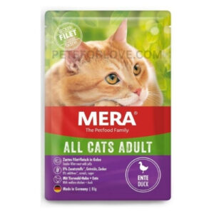 MERA All Cats Adult Wet Cat Food with Duck (Ente)